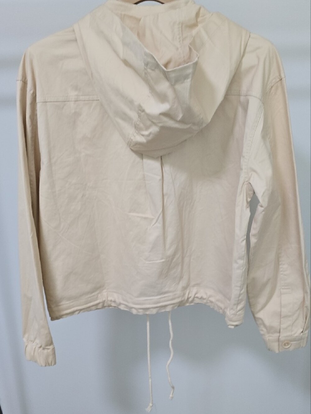 78 & Sunny Women's Cream Hooded Jacket - Picture 3 of 6